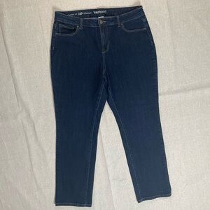 Westport | Petite Dark Wash Classic Fit Straight Leg Jeans | 14P
